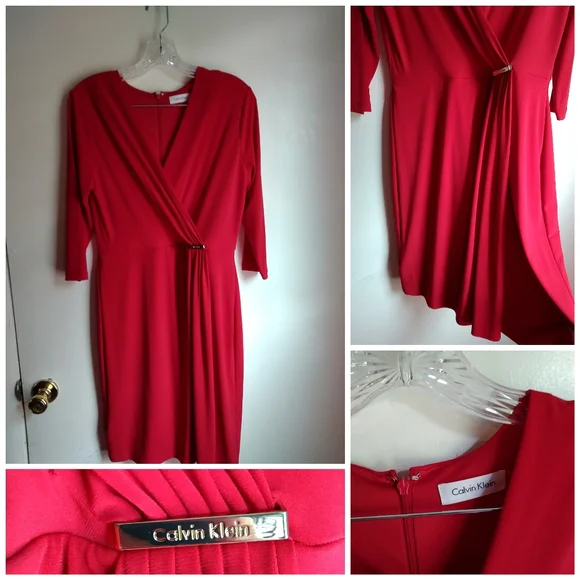calvin klein christmas dress